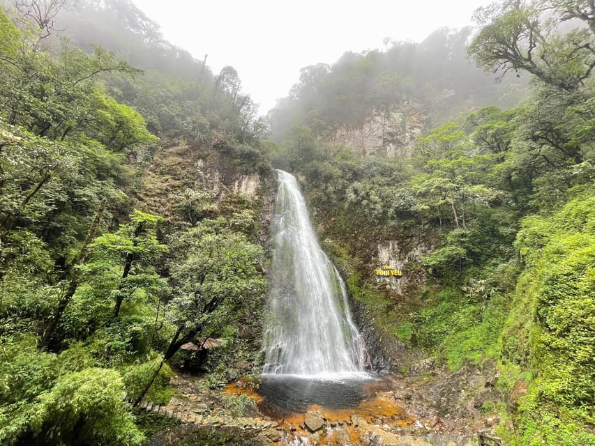 Sapa: Motorbike Tour 1 Day Visit Waterfalls & Local Villages - Love Waterfall, a longer walk through Hoang Lien Son