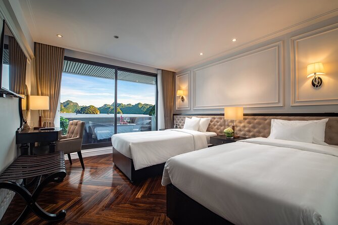 Stellar of the Seas 2 Days and 1 Night Luxury Cruise Experience - The cabin, pool, and small-ship feel