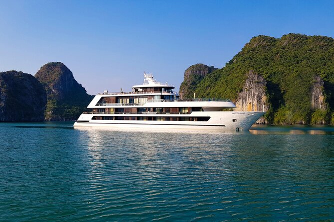 Stellar of the Seas Cruise Halong Bay 3Days 2Night on 5 Star Cruise - Day One: Bai Trai Dao Beach and the First Sunset