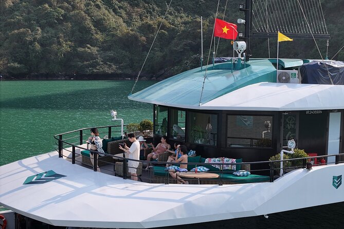 The Halong Catamaran Premium Day Cruise From Ha Long Bay - Tuan Chau Island sets the day in motion