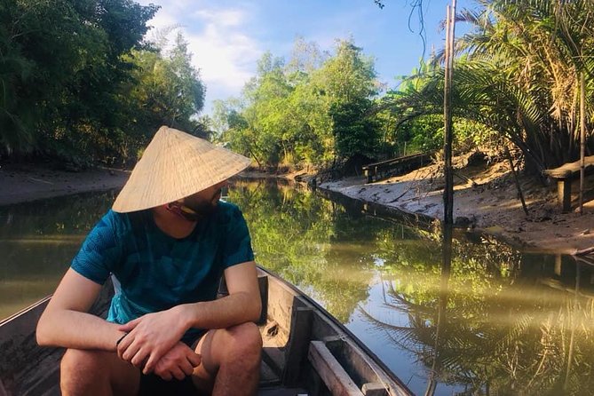 The hidden Fabulous Floating Market and Small Canal - The rice noodle house at about 7:15 am