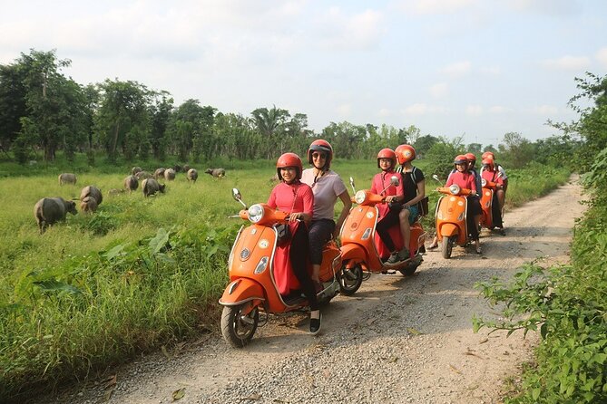 The insider's Hanoi + Train Street 4,5 Hours Female Ao Dai Riders - Train Street and the Duong Tau railway area