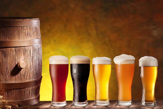 The Original Craft Beer tour of Hanoi - Stop Two: beer background with another three tastings