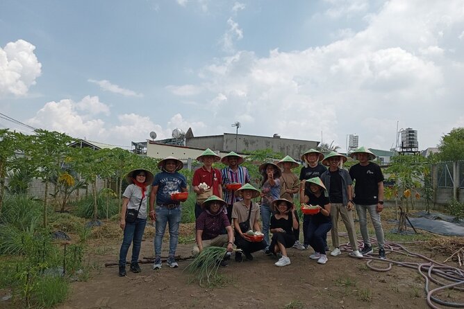 Unique Farm to Table Cooking Class with Top Chef in Vietnam - Picking herbs, mushrooms, and vegetables for lunch