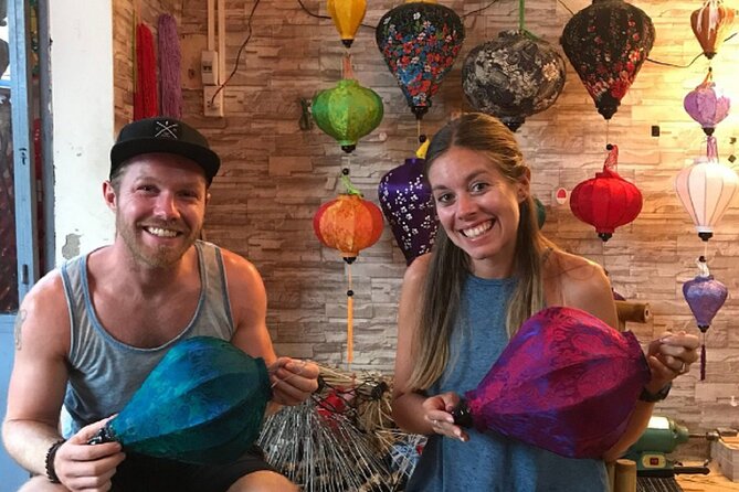 Unique Lantern and Coffee Making Class in Hoi An - Making a Hoi An lantern from the frame up
