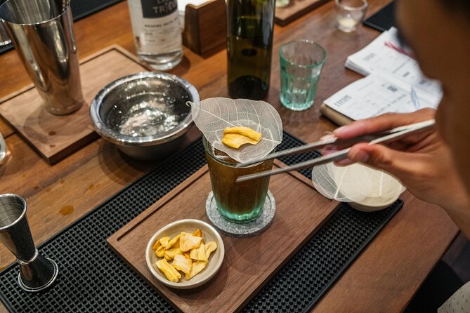 Uniquely Vietnamese Cocktails Workshop in Hồ Chí Minh City - Making the Phở Fizz with gin and Cascara Tea