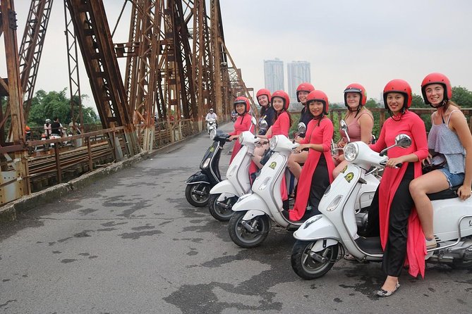 Vespa City Tour &Train Street Female With Ao Dai Riders 4,5 Hours - Hanoi Opera House and the city’s back lanes