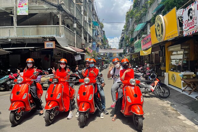 Vespa Female Ao Dai riders Night Street Food + See Train Street - Starting in Hanoi’s Old Quarter at 6 p.m.