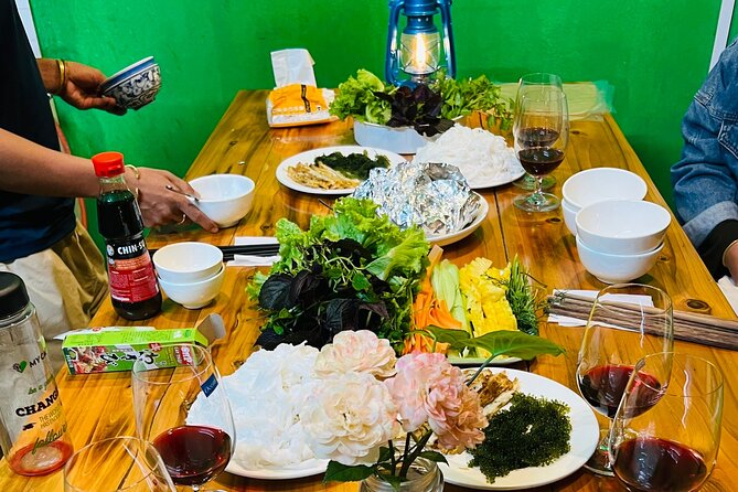 Vietnamese Spring Rolls Cooking Class - Frying until the wrappers turn golden