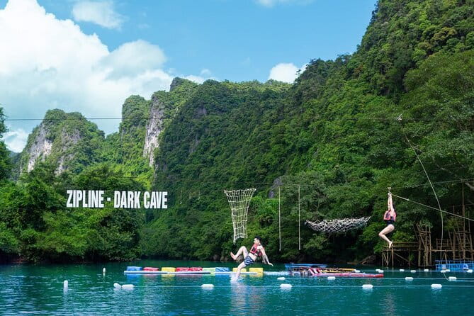 Zipline Dark cave & Paradise cave: Full-day Exploration - Two Phong Nha caves, two very different moods