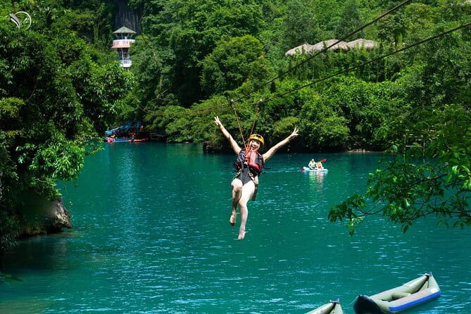 Zipline Dark cave & Paradise cave: Full-day Exploration - Dark Cave turns the afternoon into an adventure